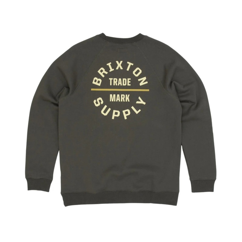 Brixton Oath V Crew Sweatshirt – Evergreen