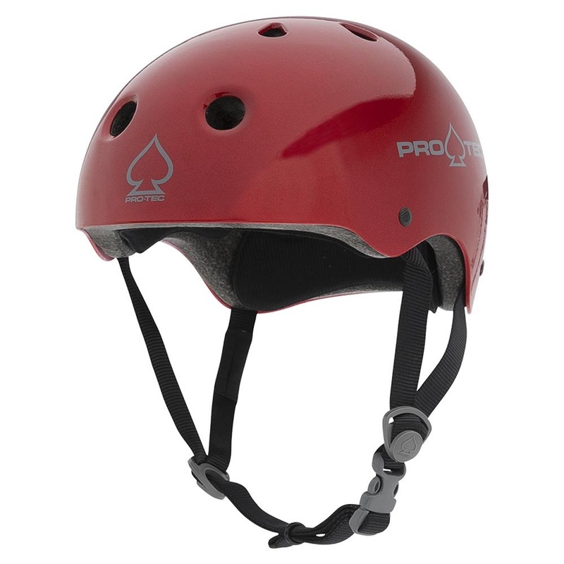 Pro-Tec Classic Certified Helmet – Red Metal Flake