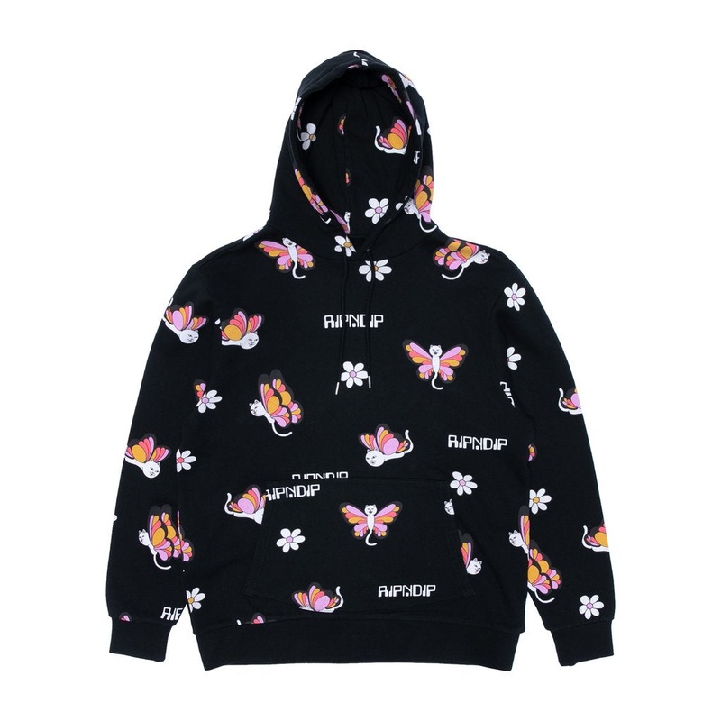 RIPNDIP Butterfly Hoodie – Black