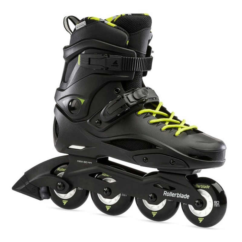Rollerblade RB Cruiser Inline Skates – Black/Neon Yellow