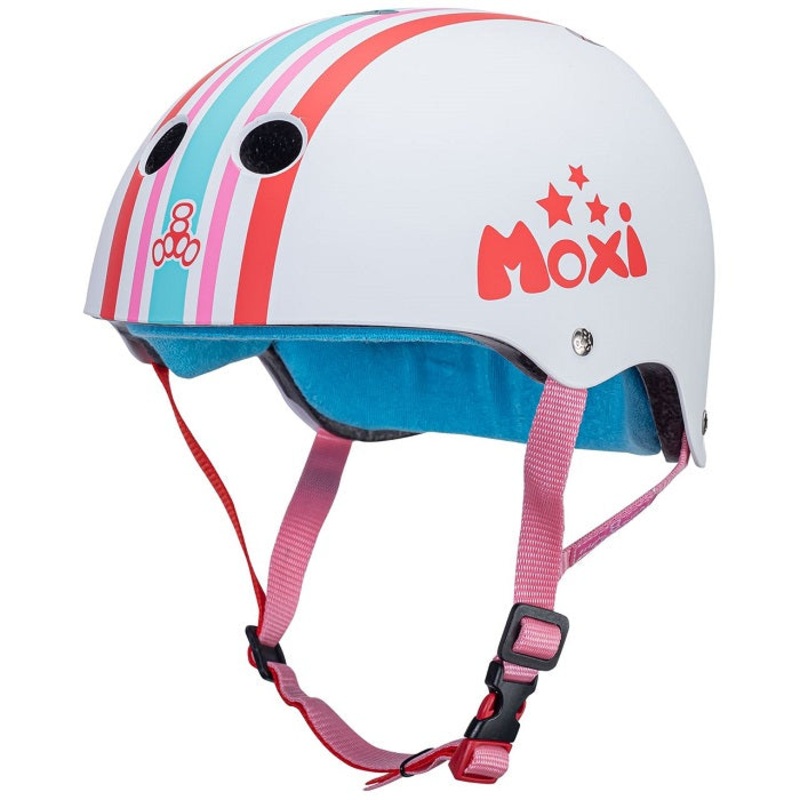 Triple 8 X Moxi Sweatsaver Helmet – Stripey