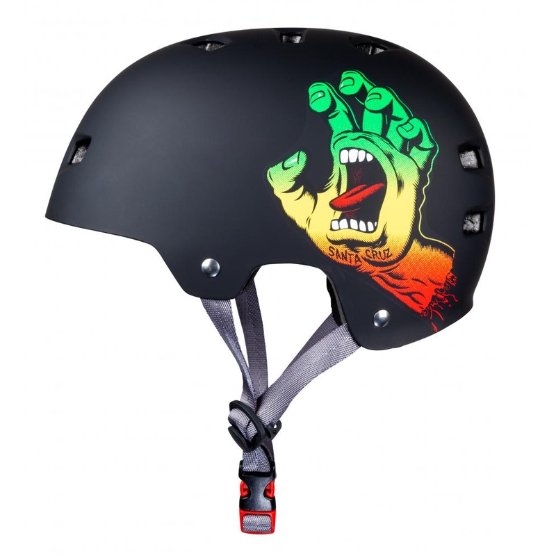 Bullet X Santa Cruz Screaming Hand Helmet – Rasta