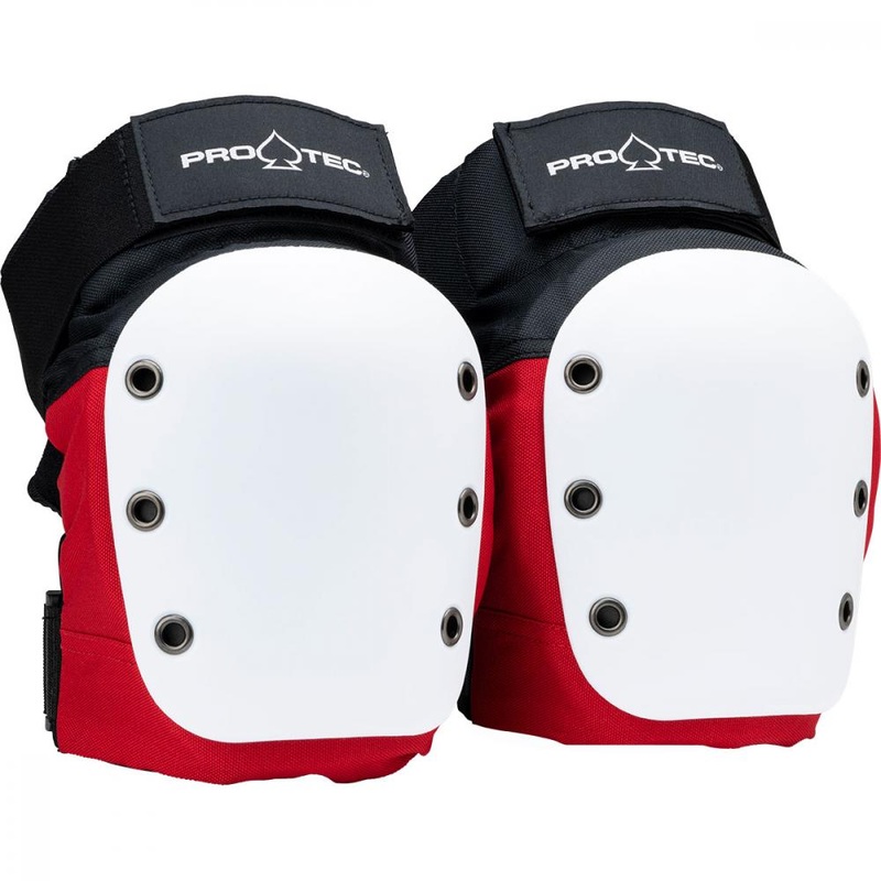 Pro-Tec Street Knee Pads – Red/White/Black