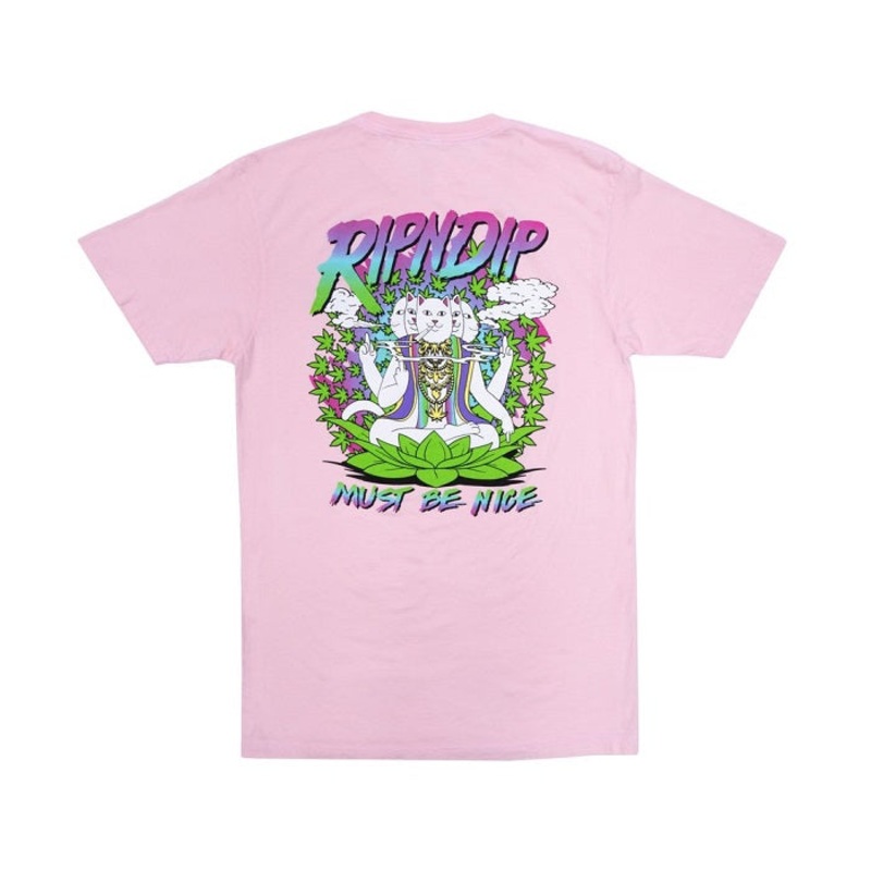 RIPNDIP Chaka Bar T-Shirt – Light Pink
