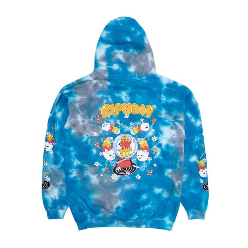 RIPNDIP Space Gravy Hoodie – Baby Blue Cloud Wash