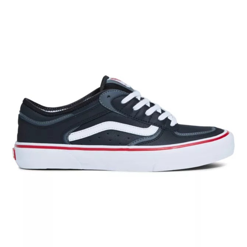 Vans Skate Rowley Shoes – Black/White/Red