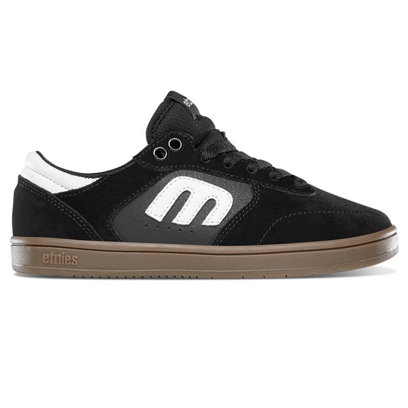Etnies Windrow Kids Skate Shoes – Black/Gum/White