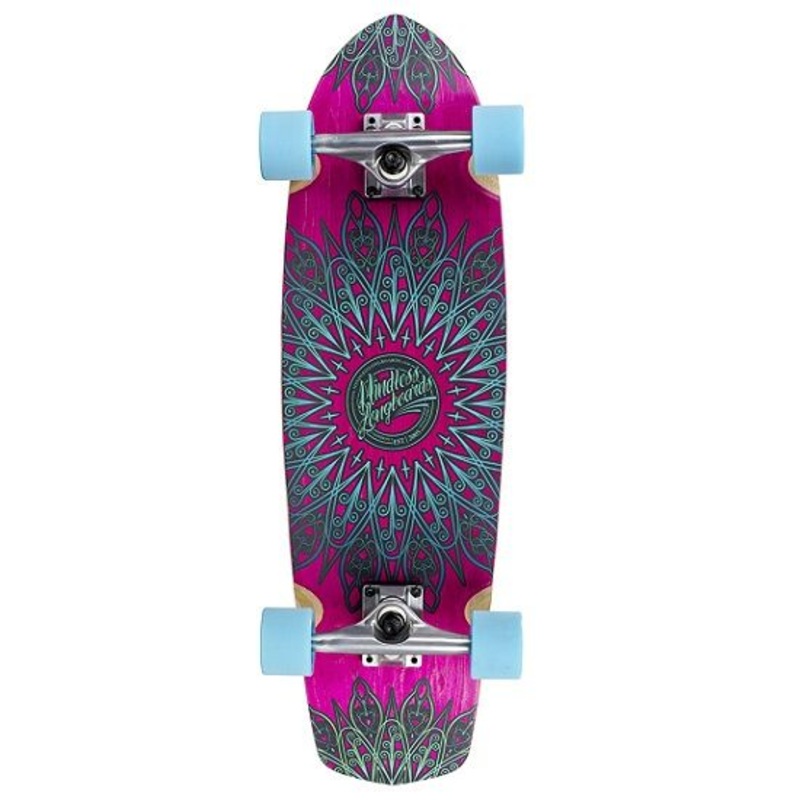 Mindless Mandala Cruiser Skateboard – Pink 28