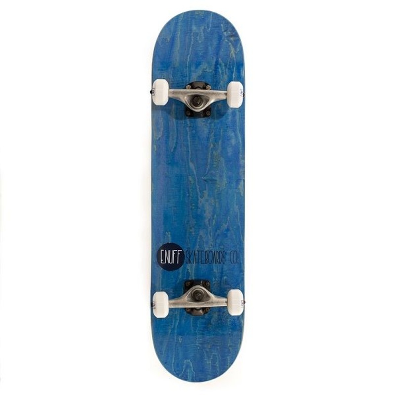 Enuff Logo Stain Skateboard – Blue 7.75