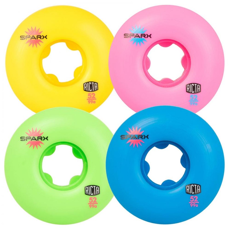Ricta Sparx Mix Up Skateboard Wheels – 52mm 99a