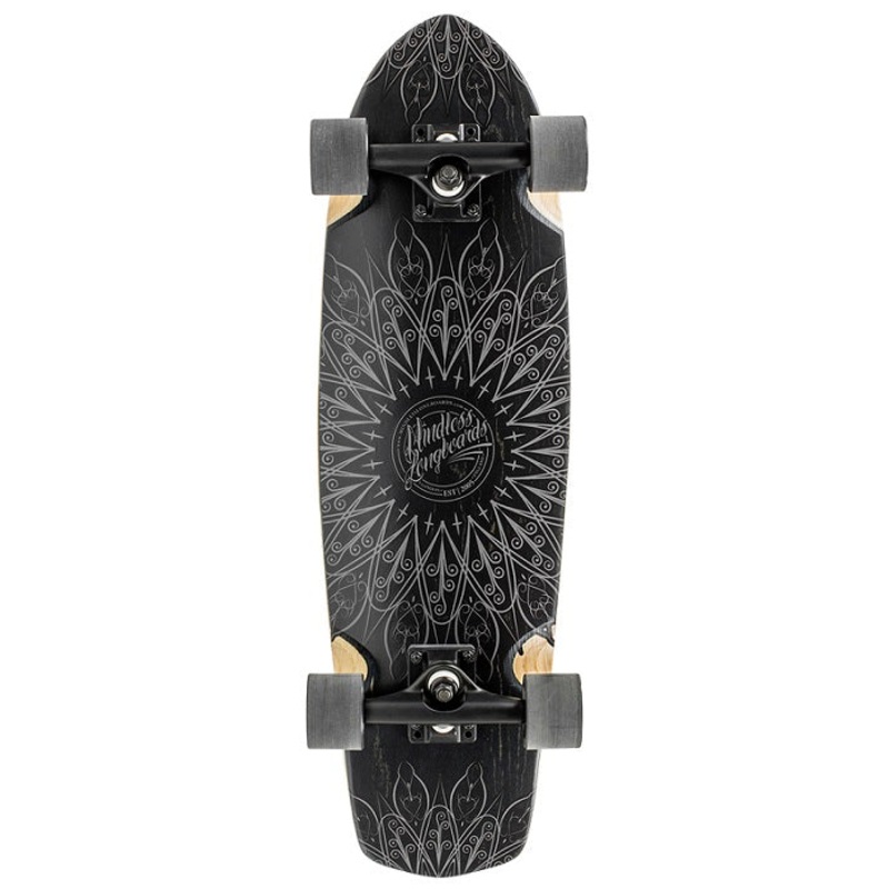 Mindless Mandala Cruiser Skateboard – Black 28