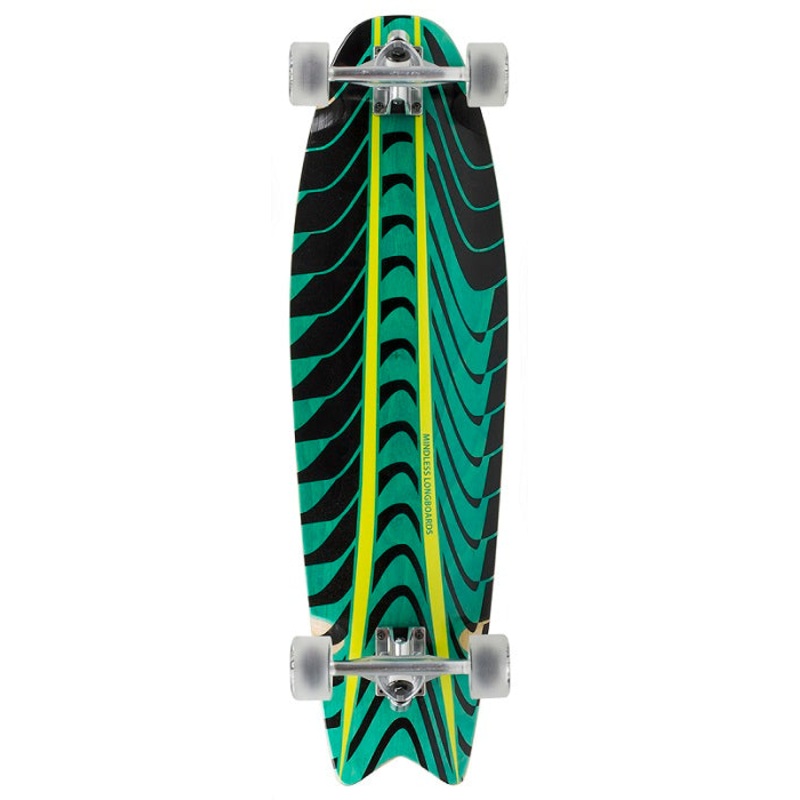 Mindless Rogue Swallow Tail Green Longboard – 34