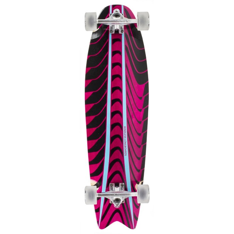 Mindless Rogue Swallow Tail Pink Longboard – 34