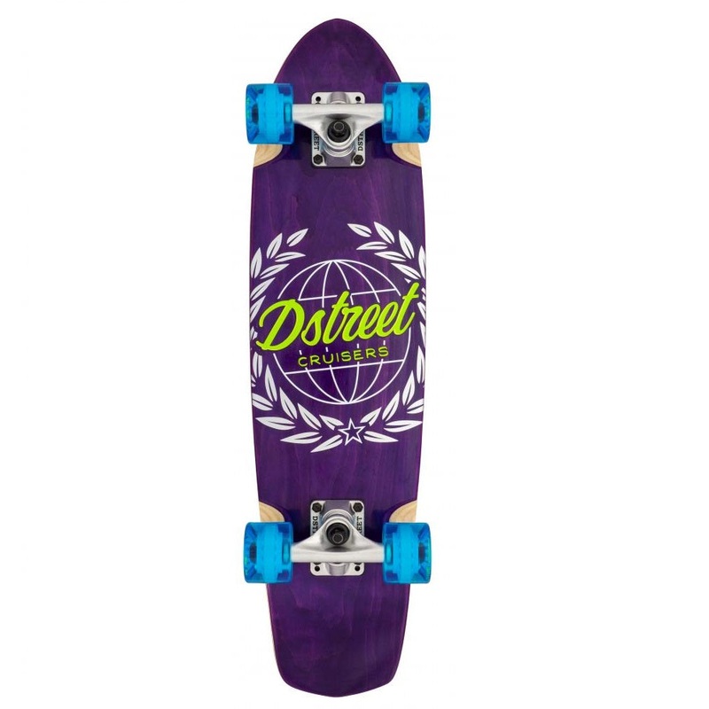 D Street Atlas Purple Cruiser Skateboard – 28