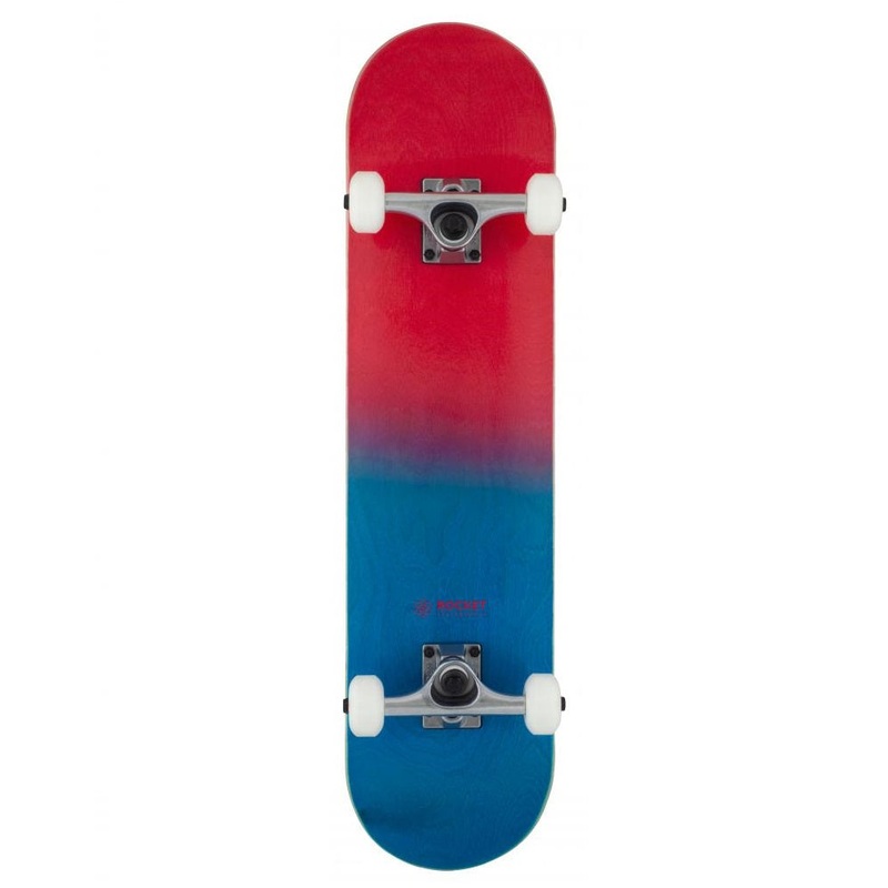 Rocket Double Dipped Red Skateboard – 7.5