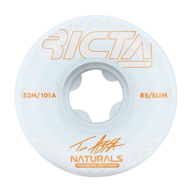 Ricta Asta Reflective Naturals Slim Skateboard Wheels – 52mm 101a