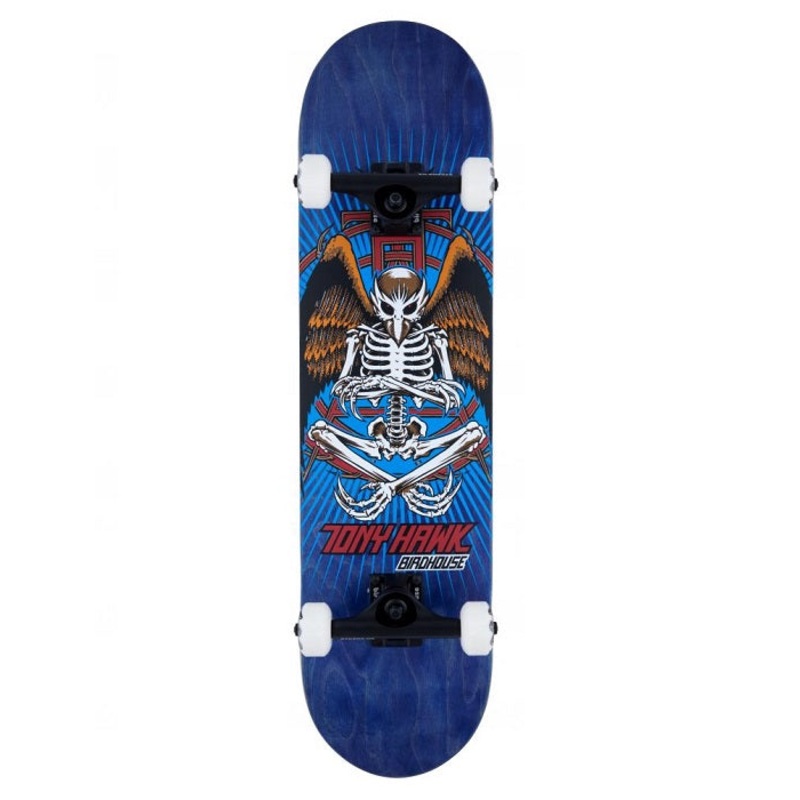 Birdhouse Stage 3 Hawk Birdman Blue Skateboard – 8.0