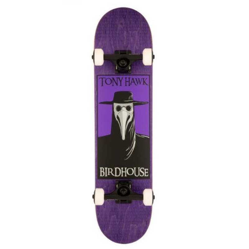 Birdhouse Stage 3 Plague Doctor Purple Skateboard – 7.5