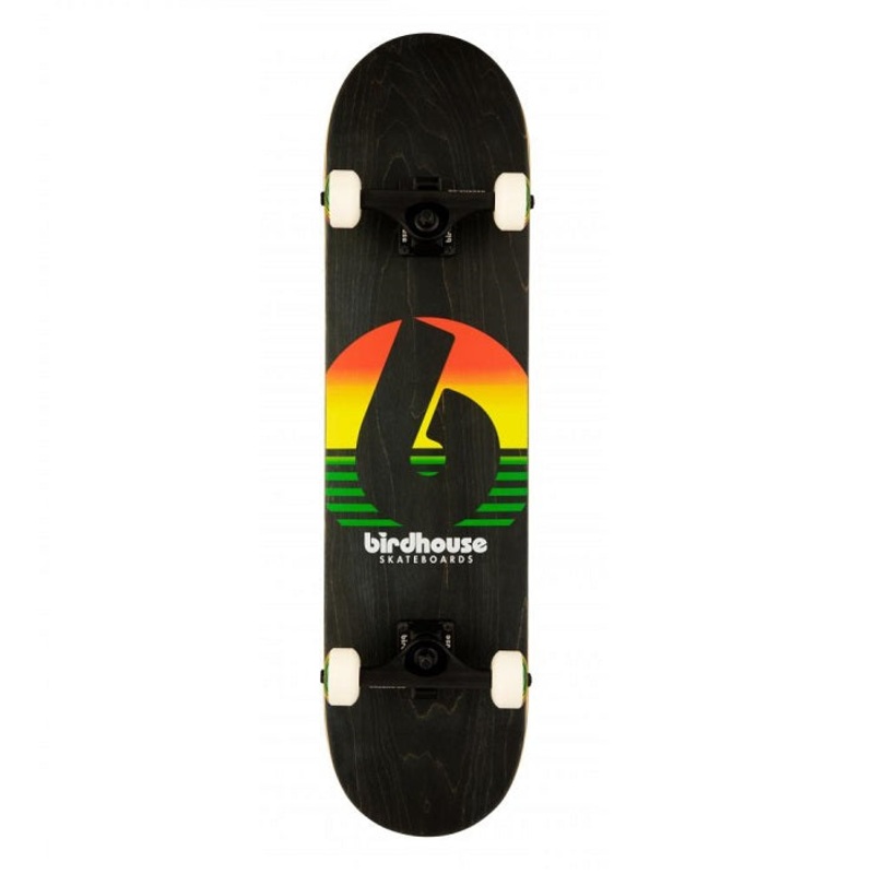 Birdhouse Stage 3 Sunset Rasta Skateboard – 7.75