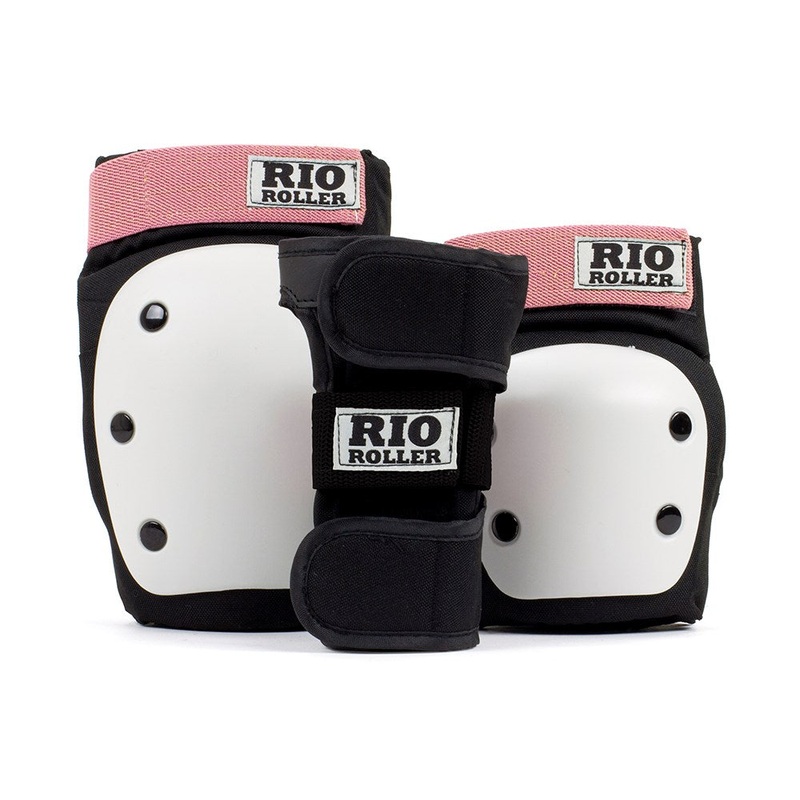 Rio Roller Triple Pad Set – Black/Rose