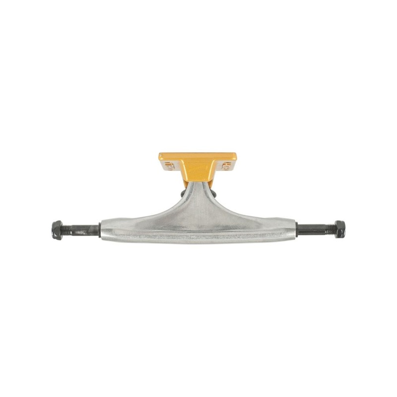 Tensor Alloys Raw/Gold Skateboard Trucks – 5.25