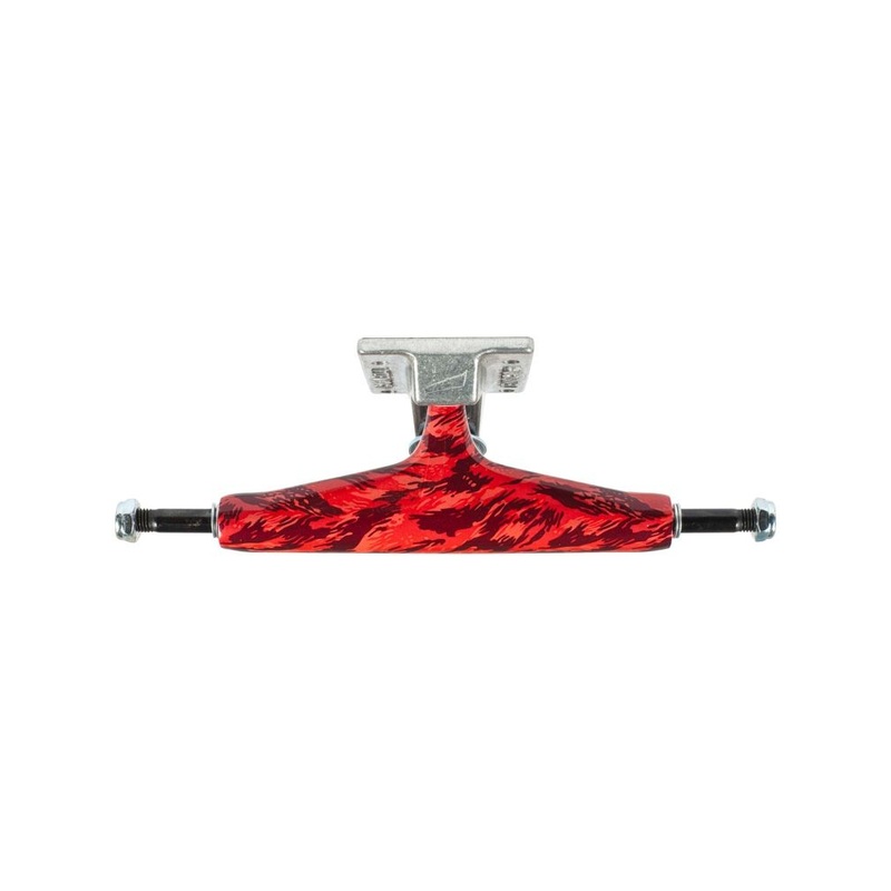 Tensor Aluminium Camo Red/Raw Skateboard Trucks – 5.25