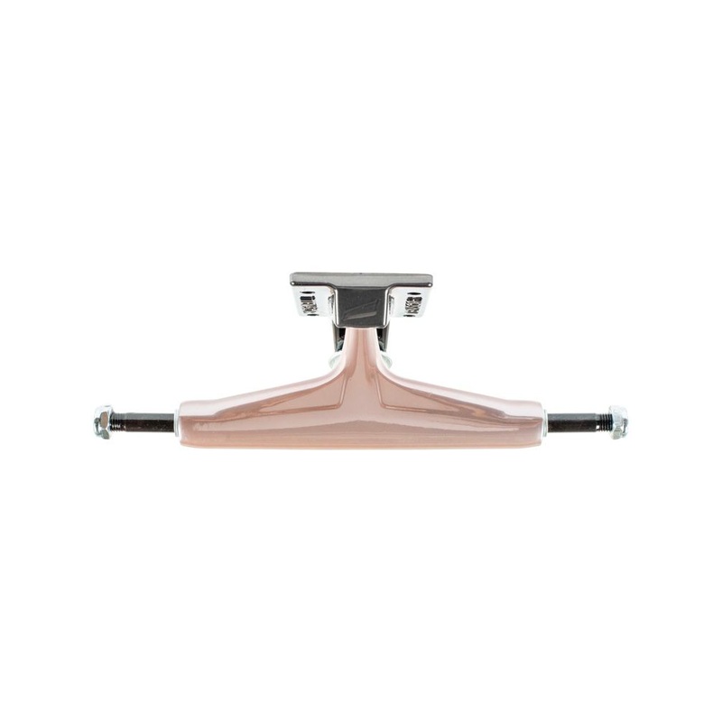 Tensor Mag Light Glossy Rose Gold/Gunmetal Skateboard Trucks – 5.25