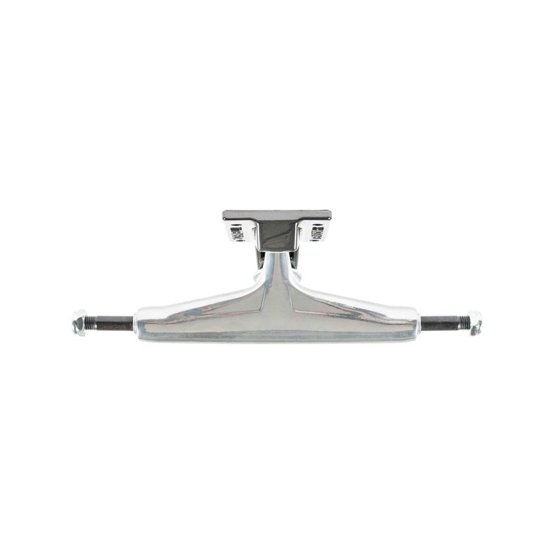 Tensor Mag Light Glossy White Gold/Gunmetal Skateboard Trucks – 5.25