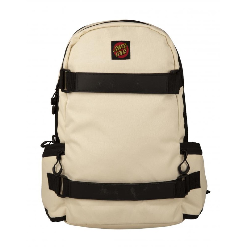 Santa Cruz Classic Label Skatepack Bag – Off White