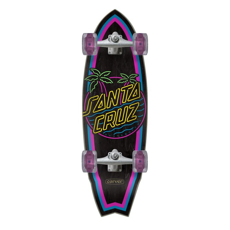Santa Cruz Glow Dot Shark Surf Skate Board – 31.52