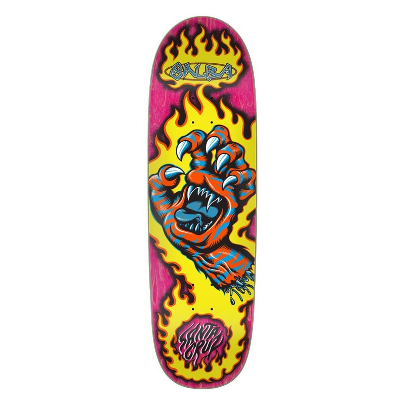 Santa Cruz Salba Tiger Pro Hand Shaped Deck – 9.25