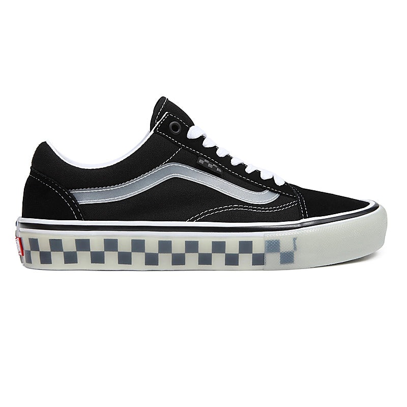 Vans Skate Old Skool Translucent Rubber Skate Shoes – Black