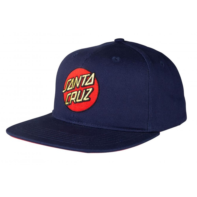 Santa Cruz Classic Dot Snapback – Dark Navy