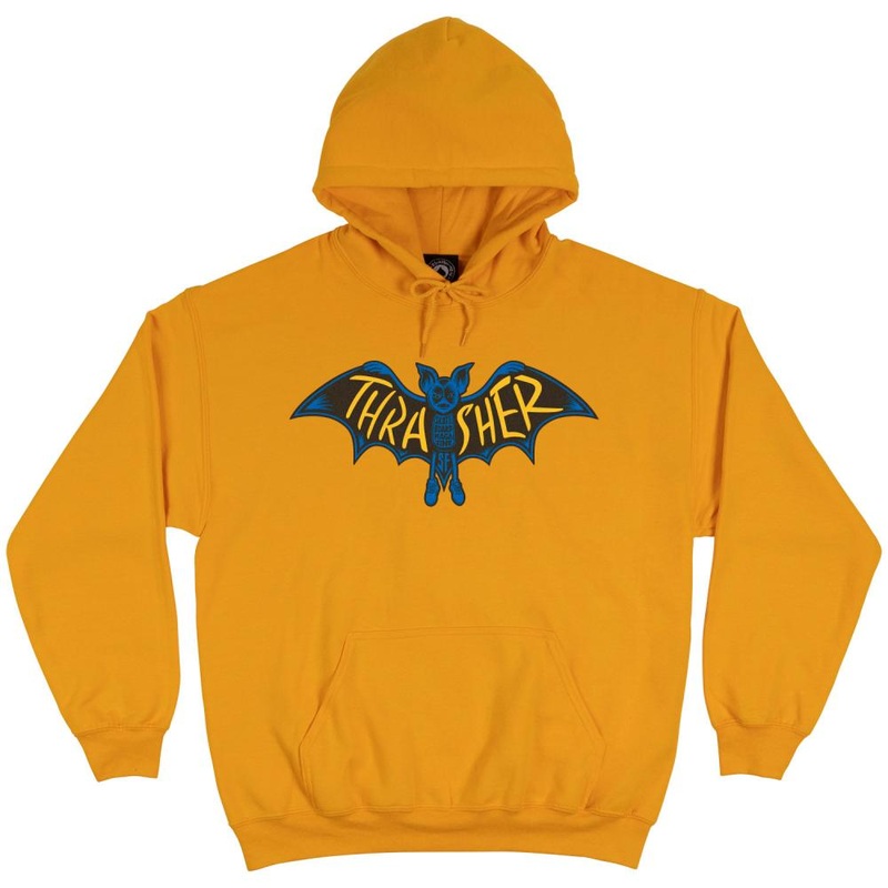 Thrasher Bat Hoody – Gold|S|M|L|XL