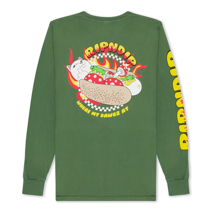 RIPNDIP Glizzy Long Sleeve – Olive