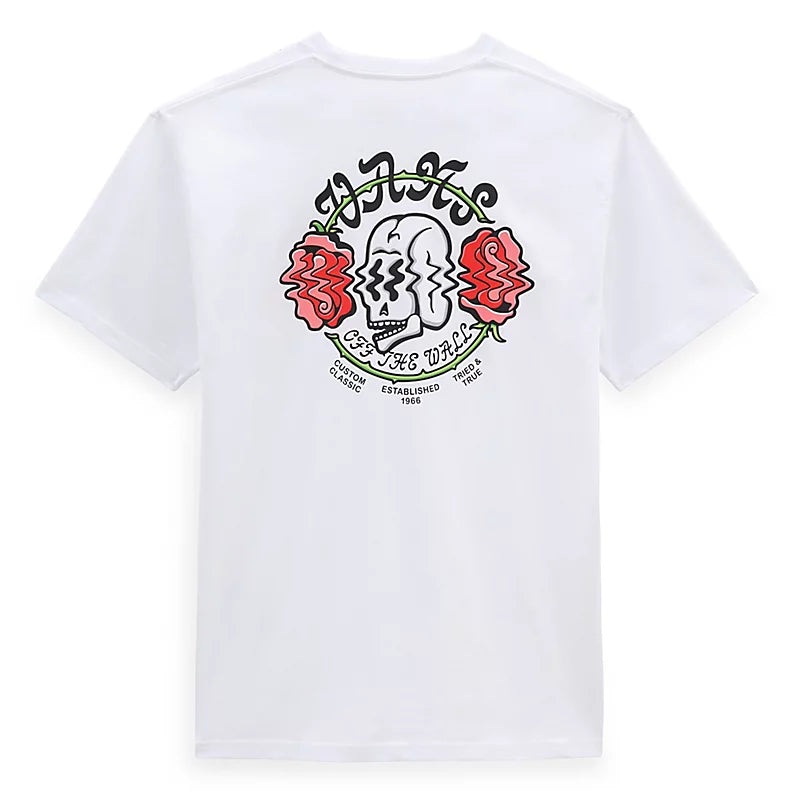 Vans Shaken Skull T-Shirt – White