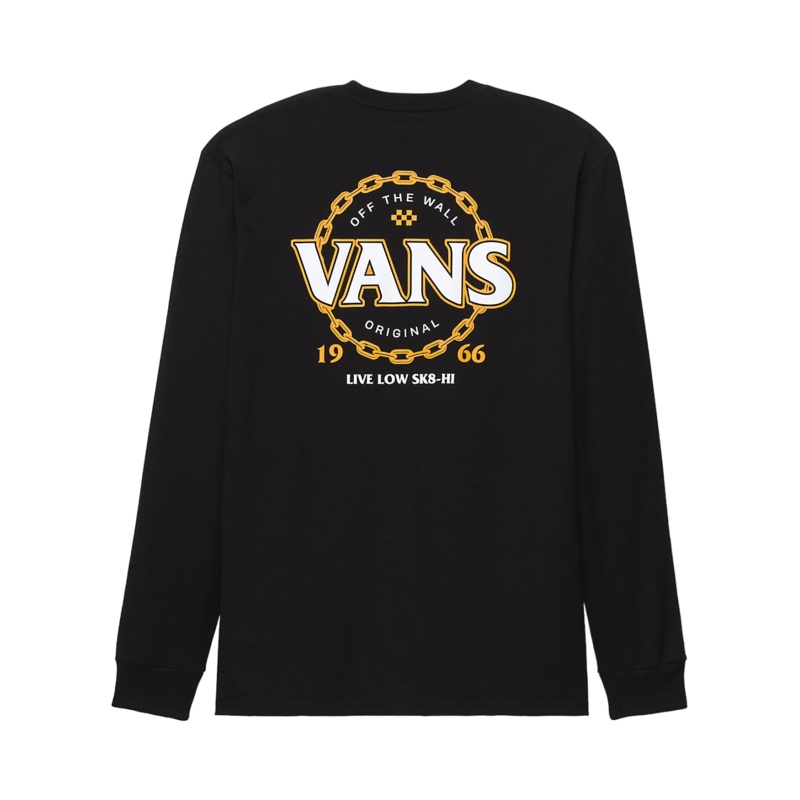 Vans Chain Long Sleeve T-Shirt – Black