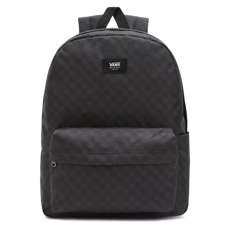 Vans Old Skool Check Backpack – Black/Charcoal