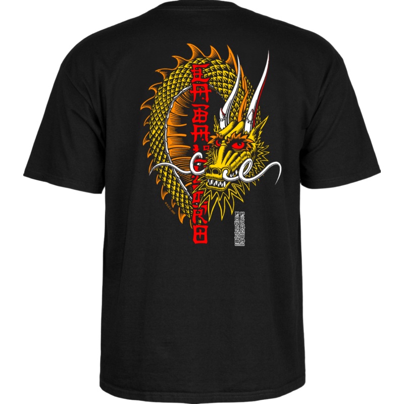 Powell Peralta Cab Ban This Dragon T Shirt – Black