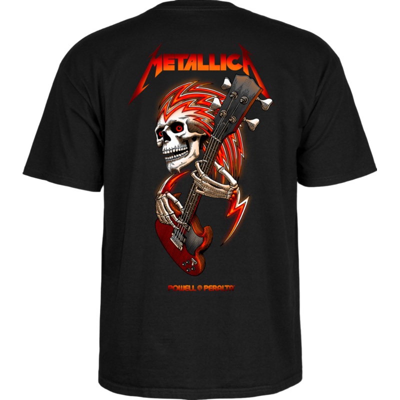 Powell Peralta OG Metallica Collab T Shirt – Black
