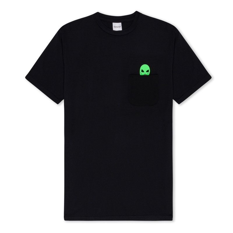 RIPNDIP Lord Alien Pocket T Shirt – Black