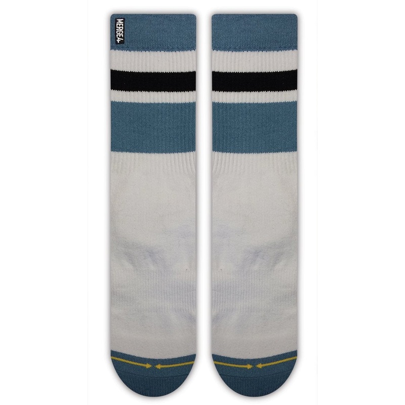 Merge4 Haven White Classic Crew Socks