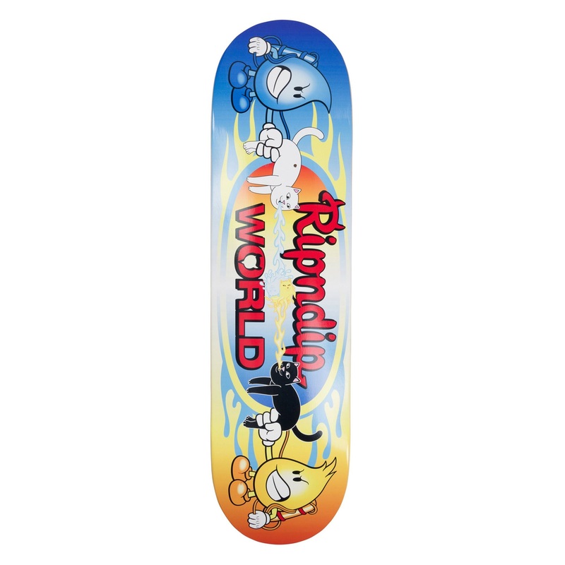 RIPNDIP Water Fire Skateboard Deck – 8.0