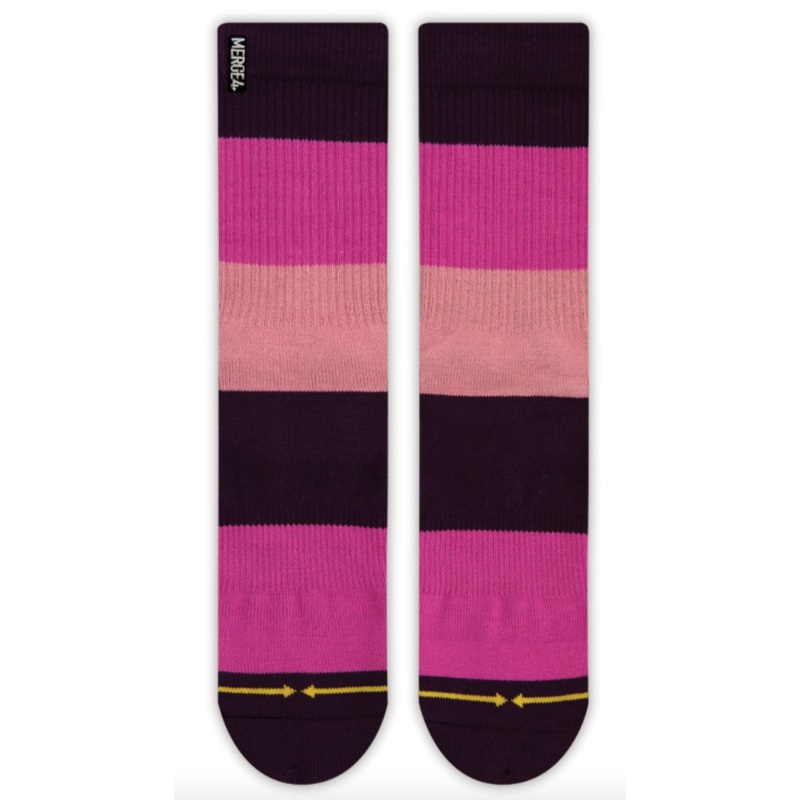 Merge4 Spidey Grape Stripe Low Crew Socks