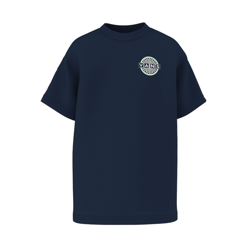 Vans Little Kids Circle Back T-Shirt – Dress Blue