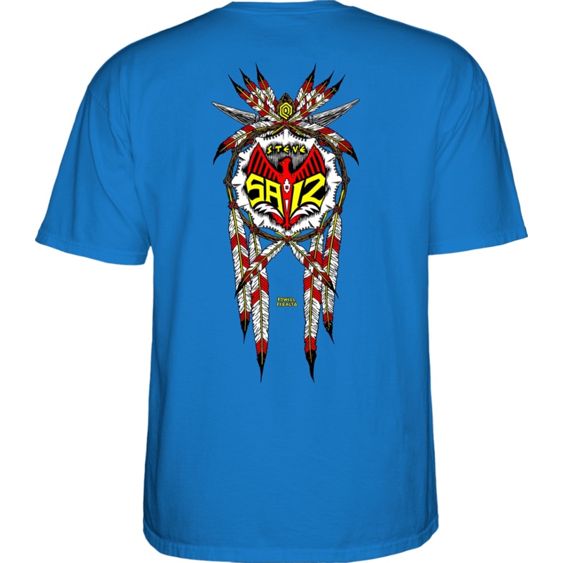 Powell Peralta Steve Saiz Totem T Shirt – Royal Blue