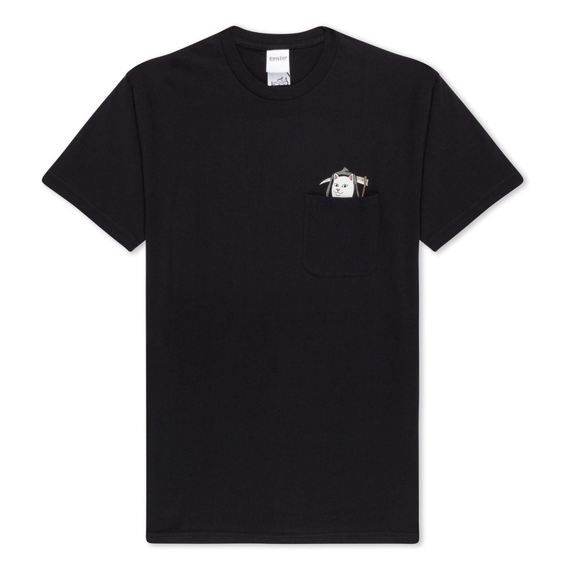 RIPNDIP Grim Lord Nermal Pocket T-Shirt – Black