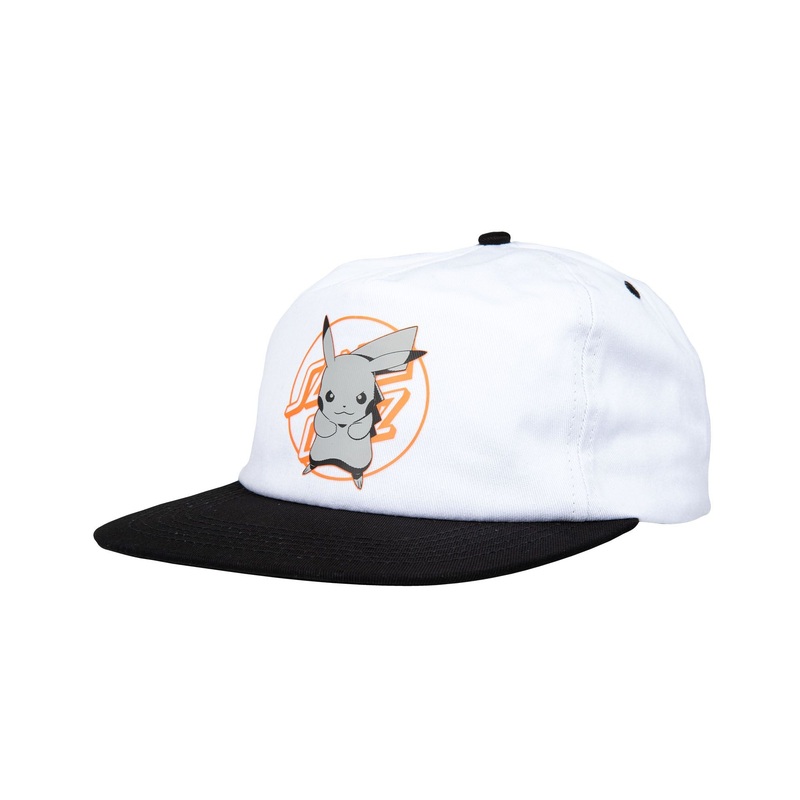 Santa Cruz X Pokmon Pikachu Cap – White/Black