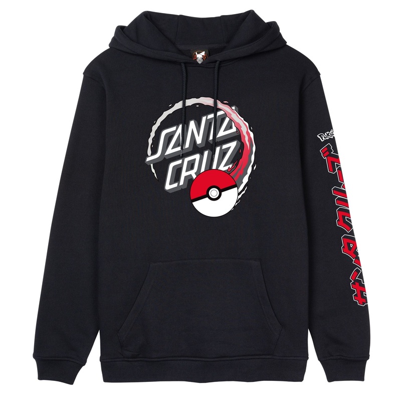 Santa Cruz X Pokmon Poke Ball Dot Hoodie – Black