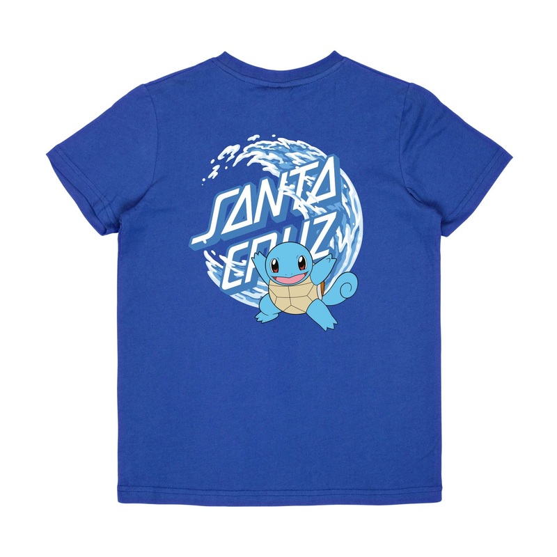 Santa Cruz X Pokmon Squirtle Dot Youth T-Shirt – Royal